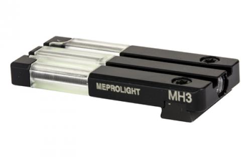 Meprolight Fiber-Tritium Bullseye, Tritium Rear Sight, Green, Fits Sig Sauer - All P Series, Except P365 and P365 XL 0631153108