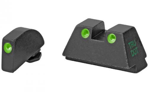 Meprolight Tru-Dot, Tritium Suppressor Sight, Green/Green, Fits Glock Standard Frames 9MM/357SIG/40S&W/45GAP 0102243191