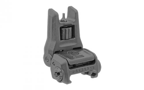 Magpul Industries MBUS 3 Back-Up Front Sight, Tool-Less Elevation Adjustment Similar to MBUS Pro, Ambidextrous Push-Button Deployment, Fits Picatinny Rails, Flip Up, Black MAG1166-BLK
