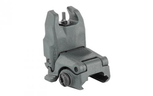 Magpul Industries MBUS Back-Up Front Sight Gen 2, Fits Picatinny Rails, Flip Up, Gray MAG247-GRY