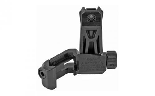 Magpul Industries MBUS PRO Rear Sight, Fits Picatinny, Offset, Black MAG526-BLK