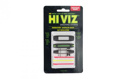 Hi-Viz Birdbuster, Magnetic Front Shotgun Sight, Fits Ventilated Ribs 1/4"-3/8" Width, Red/Green Finish BB2005