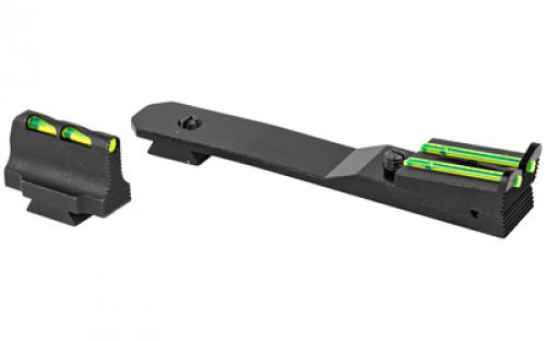 Hi-Viz LiteWave Front and Rear Sight Combo for Henry .357 Mag and 30/30 Win. rifles. Fits H006M, H006MD3, H006MML, H006MR, H006MS, H006MSD, H009B, H009BWL, H010B, H010BWL, H012, H012MR41, H012R models. All sights are fully adjustable for windage and elevation. Front LiteWave sight includes Green, Red and White replaceable LitePipes. Rear sight features two Green, non-replaceable L