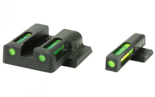 Hi-Viz LiteWave H3 Tritium/Litepipe Night Sights, Fits S&W M&P, Green Front and Rear MPN321
