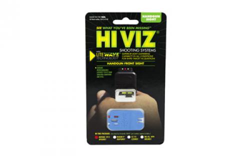Hi-Viz Litewave Sight, Fits Dovetail Novak Gun Sight, Interchangeable Pipe NVLW01