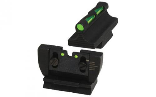 Hi-Viz Litewave Sight, Fits Rug 10/22, 3 Color Red, White, Green, Front/Rear RG1022