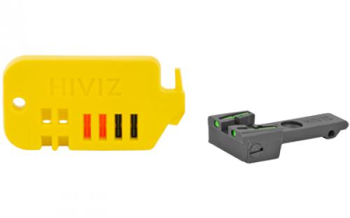 Hi-Viz Adjustable Rear Sight, Fits Ruger Revolvers with Factory Adjustable Rear Sight Except SP101 and LCRx, Includes Green and Red LightPipes RGRAD211