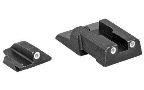 Hi-Viz Tritium NiteSight Front and Rear Sight Set for Ruger Security 9 pistols. RGS9N121