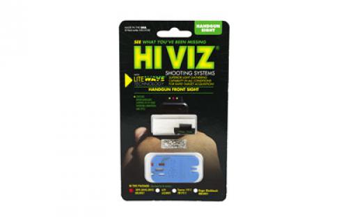 Hi-Viz Litewave Sight, Fits SR9, SR9 Compact, SR40, SR 40 Compact, Red & Green Front, Sight SRLW01