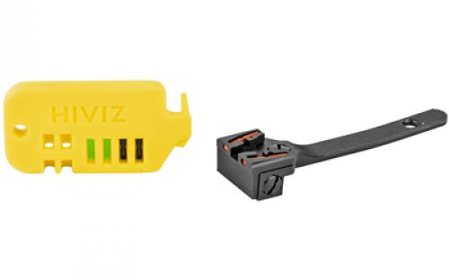 Hi-Viz Adjustable Rear Sight, Fits S&W Revolvers with Factory Adjustable Rear Sight 1998 to Present, Includes Green and Red LitePipes SWR11