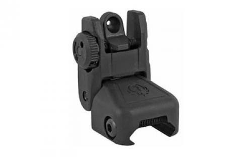 Ruger Rapid Deploy Rear Sight, Back up Sight, Fits Picatinny, Black Polymer 90415