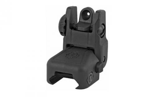 Ruger Rapid Deploy Rear Sight, Back up Sight, Fits Picatinny, Black Polymer 90415