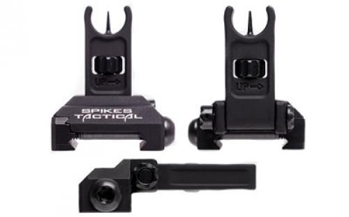 Spike's Tactical Front Folding Micro Sight, Generation 2, Black Finish SAS81F1