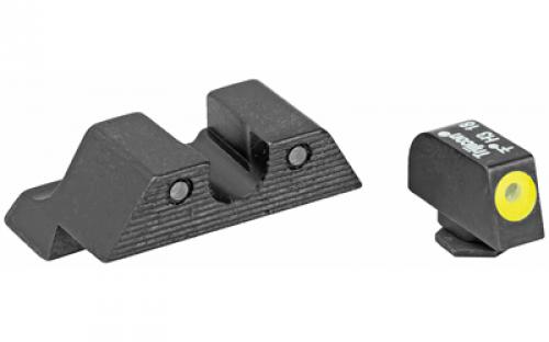 Trijicon HD Tritium Night Sights, Fits Glock, Yellow Outline GL101Y-600540