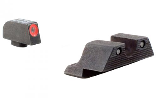 Trijicon HD Tritium Sight, Fits Glock 20,21,29,30,31,32 Orange Outline, Trijicon HD Night Sights GL104O-600543