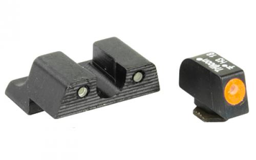 Trijicon HD Night Sight, Fits Glock 42, 43, 43X, and 48, Excludes MOS Models, Orange Outline GL113-C-600785