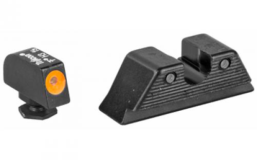 Trijicon HD Night Sights, Orange Front Outline, Fits Glock MOS 17/19/26/27/33/34 GL114-C-601089