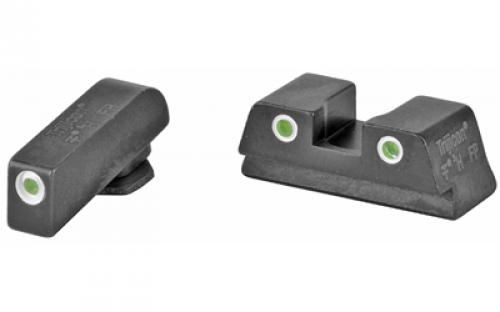 Trijicon Tritium Night Sight, Fits Glock 42 and 43, Green Finish GL13-C-600777