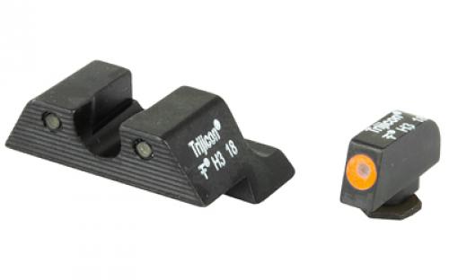 Trijicon Tritium HD XR Night Sight, Fits Glock 20,21,29,30,31,32, Orange Front, 3 Dot GL604-C-600841