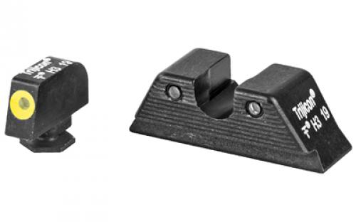 Trijicon HD XR Tritium Night Sight, Fits Glock MOS, Yellow Front Outline GL614-C-601091