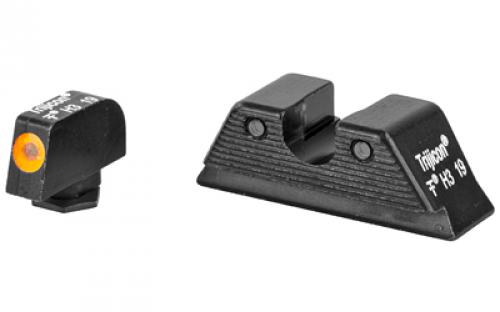 Trijicon HD XR Tritium Night Sight, Fits Glock MOS, Orange Front Outline GL614-C-601092