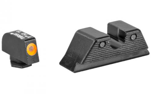 Trijicon HD XR Tritium Night Sight, Fits Glock MOS, Orange Front Outline GL614-C-601092
