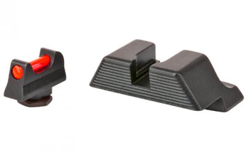 Trijicon Fiber Sight, Fits Glock 17,19,26,27,33,34, Comes With Red and Green Fiber GL701-C-601023