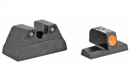 Trijicon HD Night Sights, Fits H&K USP, Orange Front, 3 Dot Green, Tritium HK106O-600595