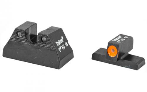 Trijicon HD Night Sights, Fits H&K USP Compact, Orange Front, 3 Dot Green Tritium HK108O-600597
