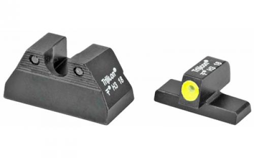 Trijicon HD Night Sights, Fits H&K USP Compact, Yellow Front, 3 Dot Green Tritium HK108Y-600598