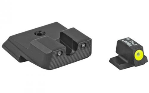 Trijicon HD Tritium Night Sights, Fits M&P, M&P 2.0, SD9 And SD40 VE, Excludes Shield and C.O.R.E. Models, Yellow Outline SA137Y-600558