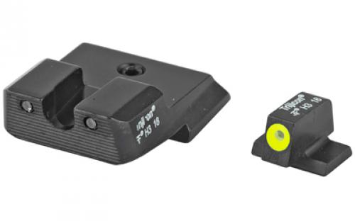 Trijicon HD Tritium Night Sights, Fits M&P, M&P 2.0, SD9 And SD40 VE, Excludes Shield and C.O.R.E. Models, Yellow Outline SA137Y-600558