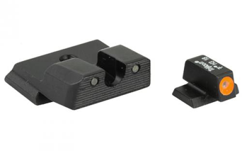 Trijicon HD Tritium Night Sight, Fits S&W M&P Shield, Orange Outline SA139-C-600722