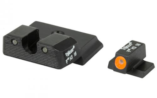 Trijicon HD Tritium Night Sight, Fits S&W M&P Shield, Orange Outline SA139-C-600722