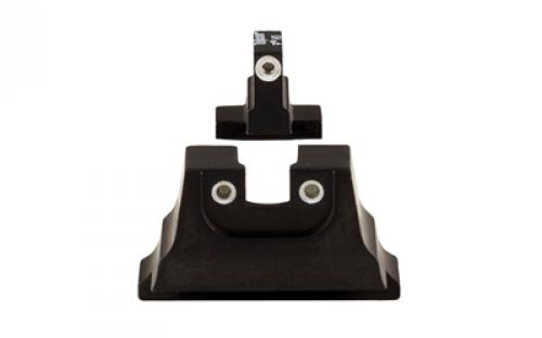 Trijicon Bright & Tough, Suppressor Height Night Sight, Fits S&W M&P C.O.R.E/ M2.0 OR/ M2.0 Metal Series, Black, Tritium Front/Rear, Green 3 Dot SA240-C-601011