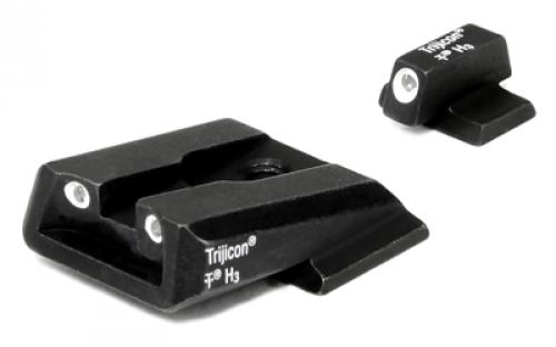 Trijicon Tritium Night Sight, Fits M&P, Green/Green, Matte Finish, 3 Dot SA37-600442