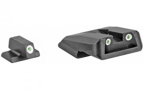 Trijicon Bright & Tough Night Sight, Fits S&W M&P Shield, Green Outline SA39-C-600714