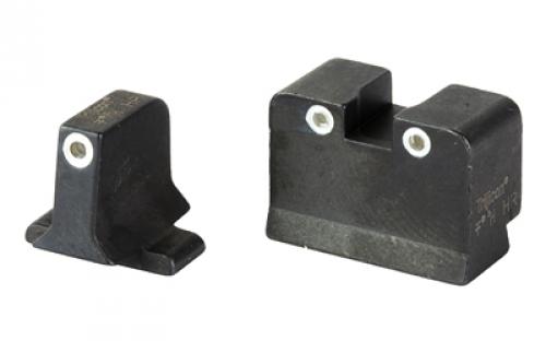 Trijicon Bright & Tough, Tritium Night Sight, Green 3 Dot, Suppressor Height, Matte Finish, Black, Fits - 9mm/.357Sig Models, P225, P226, P228, P239, and P320 SG201-C-600907
