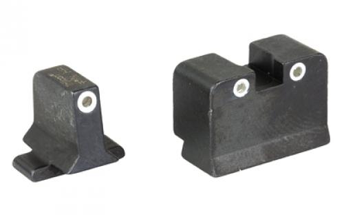 Trijicon Bright & Tough, Tritium Night Sight, Green 3 Dot, Suppressor Height, Matte Finish, Black, Fits - 9mm/.357Sig Models, P225, P226, P228, P239, and P320 SG201-C-600907