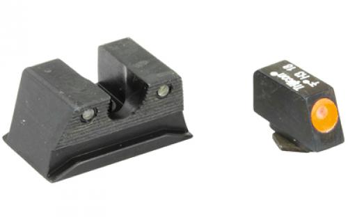 Trijicon HD Night Sights, Fits Walther PPS, Orange Front, 3 Dot Green, Tritium WP102-C-600743