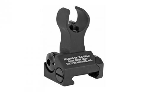 Troy BattleSight, Folding Front Sight, HK Style, Tritium, Picatinny, Black Finish, Updated 1-Piece Design SSIG-FBS-FHBT-02
