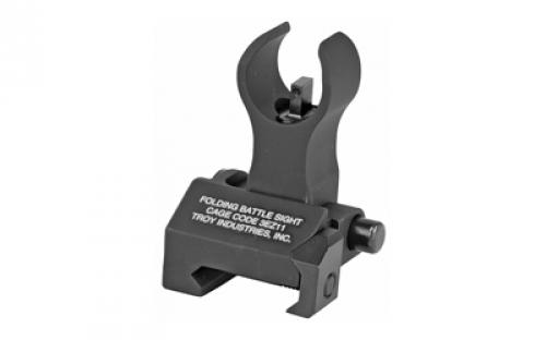 Troy BattleSight, Folding Front Sight, HK Style, Tritium, Picatinny, Black Finish, Updated 1-Piece Design SSIG-FBS-FHBT-02