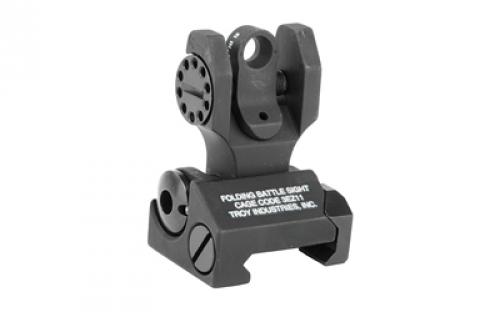 Troy BattleSight, Folding Rear Sight, Tritium, Black Finish SSIG-FBS-RTBT-00