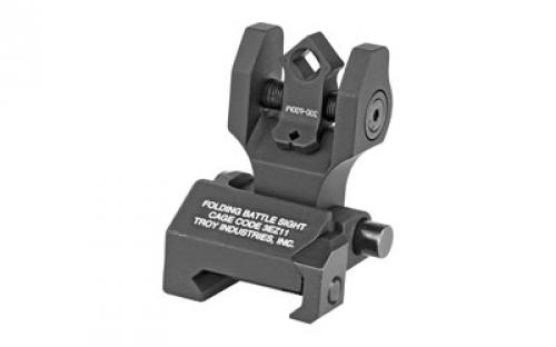 Troy BattleSight, Rear Folding Sight, Di-Optic Aperture, Tritium, Picatinny, Black Finish SSIG-FBS-TTBT-00