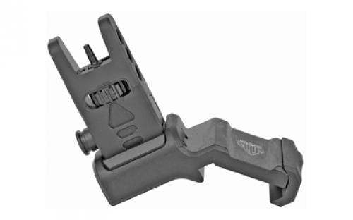 Leapers, Inc. - UTG Accu-Sync, AR15 45 Degree Offset Flip-up Front Sight, Black MT-745