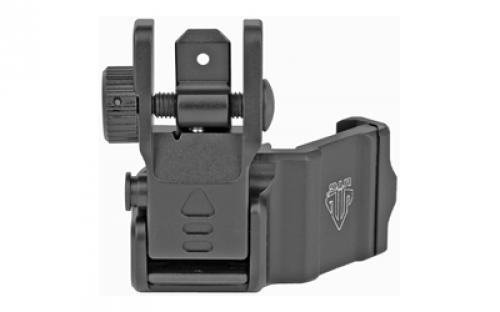 Leapers, Inc. - UTG Accu-Sync, AR15 45 Degree Offset Flip-up Rear Sight, Black MT-945