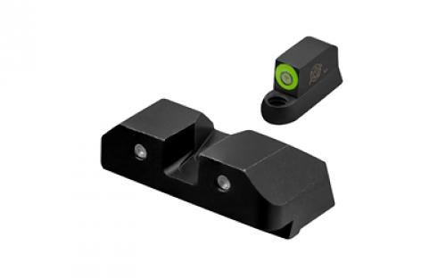 XS Sights R3D Night Sight, Green Front Dot, Fits CZ P10 CZ-R016S-6G