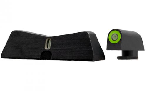 XS Sights DXT2 Standard Dot, Tritium Night Sights, Green, For Glock 42/43/43X/48 GL-0011S-6G
