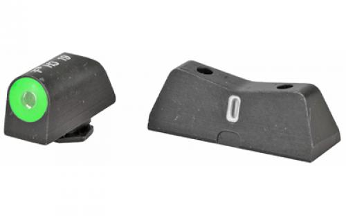 XS Sights DXT2 Standard Dot, Tritium Night Sights, Green, For Glock 42/43/43X/48 GL-0011S-6G