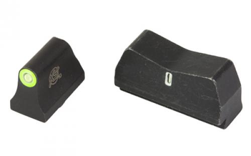 XS Sights DXT2 Night Sight, Suppressor Height, Green Dot, Fits Glock 17, 19, 22, 23, 24, 26, 27, 31, 32, 33, 34, 35, 36, Taurus G3c, GX4, G3, Walther PDP GL-0015P-6G